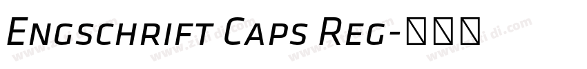Engschrift Caps Reg字体转换